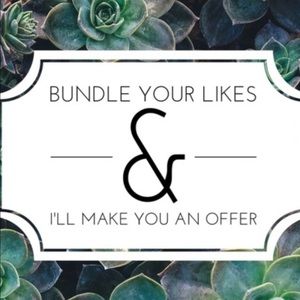 Bundle your likes for an offer (: